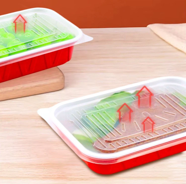 Hot Selling Red And White Corrugated Packaging Container