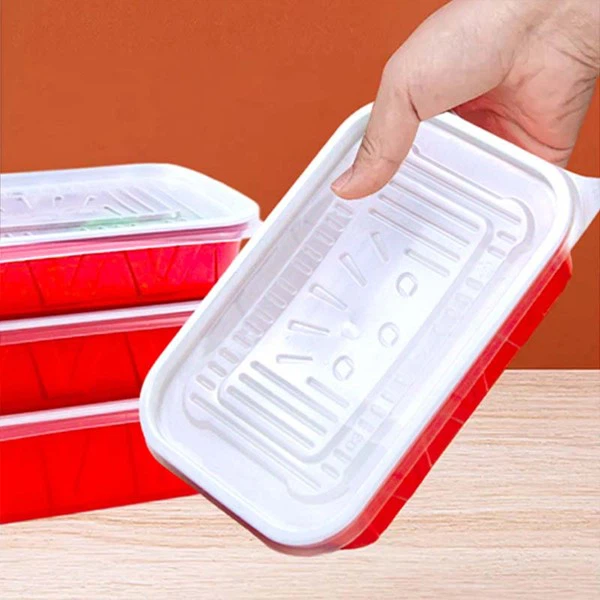 Hot Selling Red And White Corrugated Packaging Container