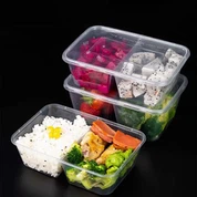 Bosca Pacáistithe Urrann Dúbailte Indiúscartha Le haghaidh Bia beir leat